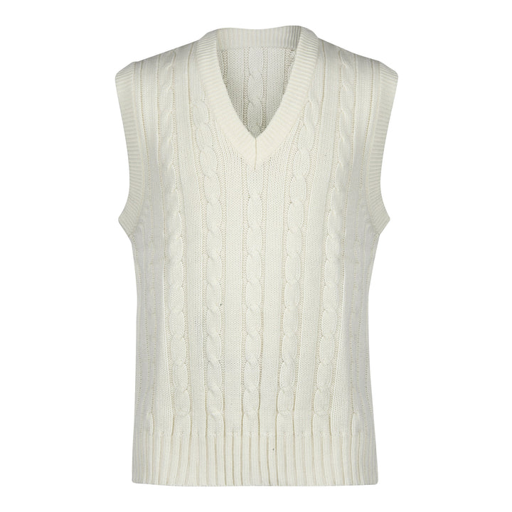 GRAY-NICOLLS SLEEVELESS VEST OFF WHITE