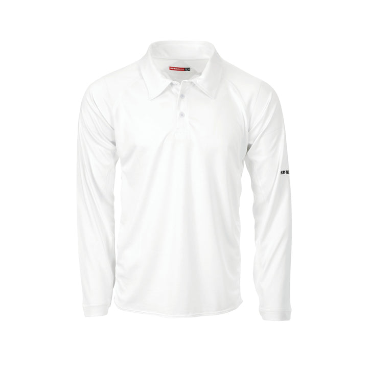 GRAY-NICOLLS GN SELECT LONG SLEEVE SHIRT WHITE