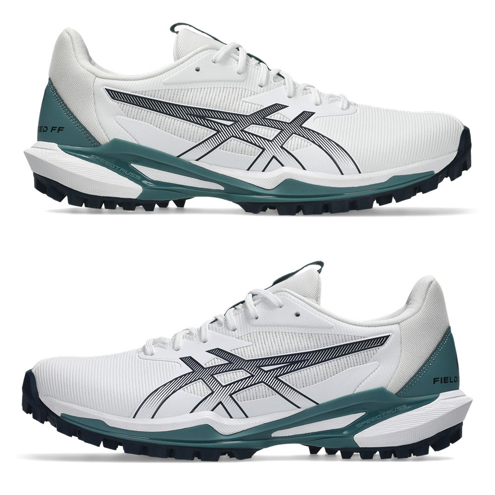 ASICS FIELD SPEED FF 2 RUBBERS WHITE/MIDNIGHT TEAL