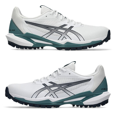 ASICS FIELD SPEED FF 2 RUBBERS WHITE/MIDNIGHT TEAL
