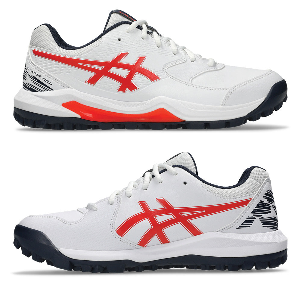 ASICS GEL-LETHAL FIELD 2 RUBBERS WHITE/CHERRY TOMATO