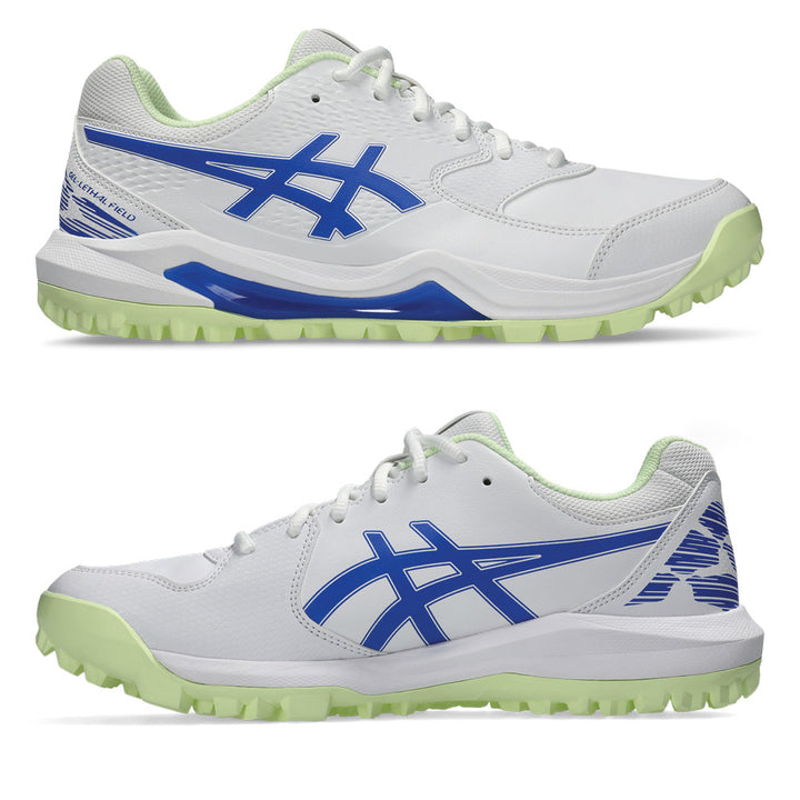 ASICS GEL-LETHAL FIELD 2 RUBBERS WHITE/NEON BLUE
