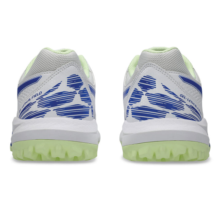 ASICS GEL-LETHAL FIELD 2 RUBBERS WHITE/NEON BLUE
