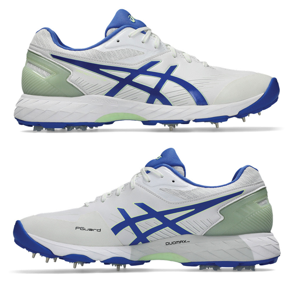 ASICS 350 NOT OUT FF SPIKES WHITE/NEON BLUE