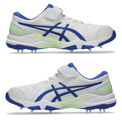 ASICS SPEED MENACE FF SPIKES WHITE/NEON BLUE