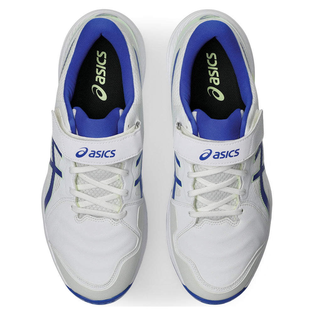 ASICS SPEED MENACE FF SPIKES WHITE/NEON BLUE