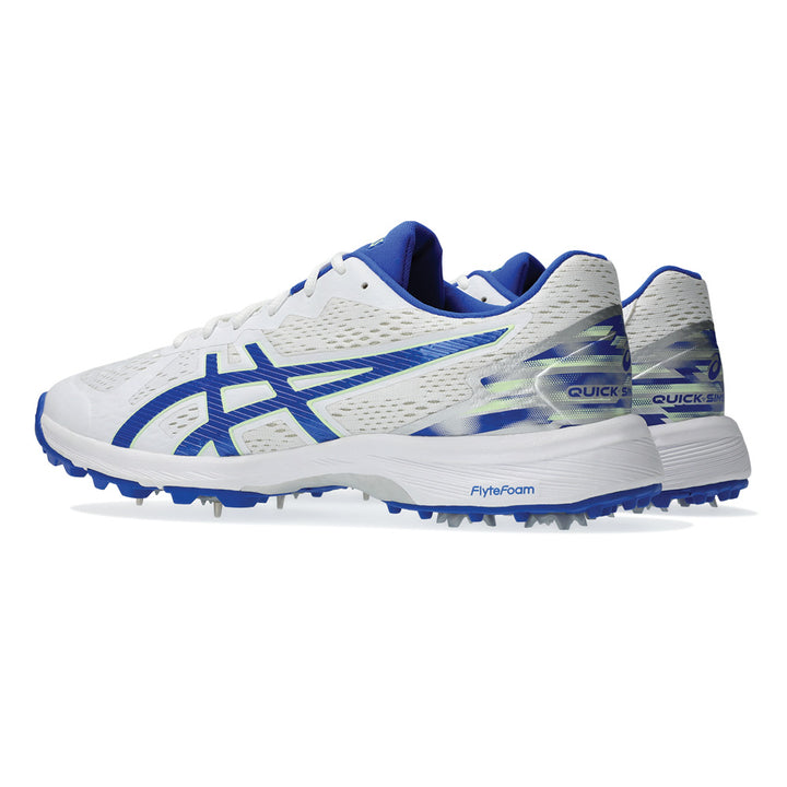 ASICS QUICK SINGLE  SPIKES WHITE/NEON BLUE