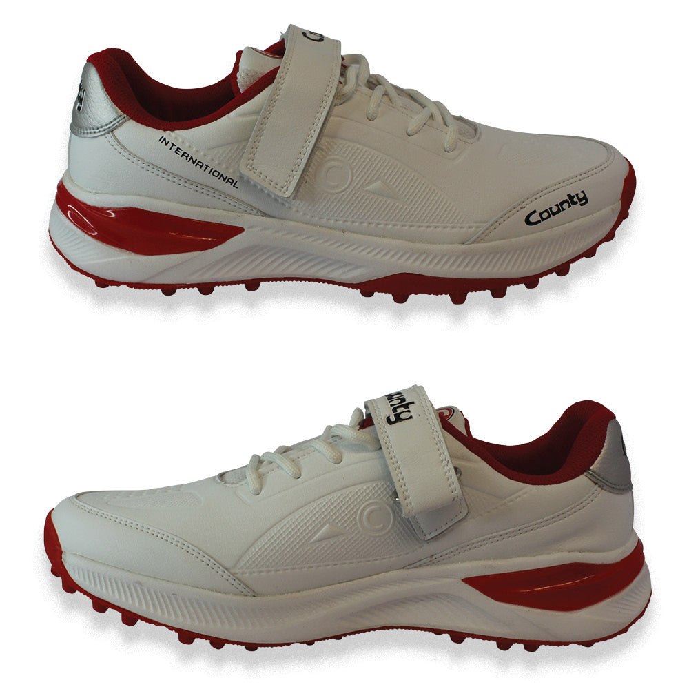 COUNTY INTERNATIONAL RUBBER WHITE/RED/SILVER