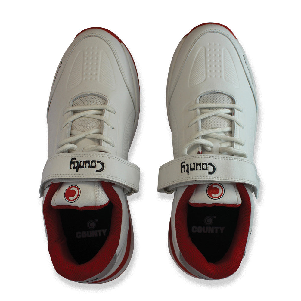 COUNTY INTERNATIONAL RUBBER WHITE/RED/SILVER