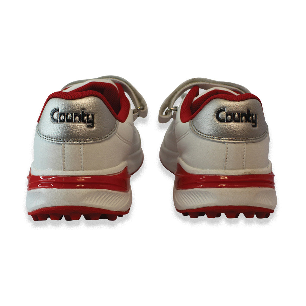 COUNTY INTERNATIONAL RUBBER WHITE/RED/SILVER