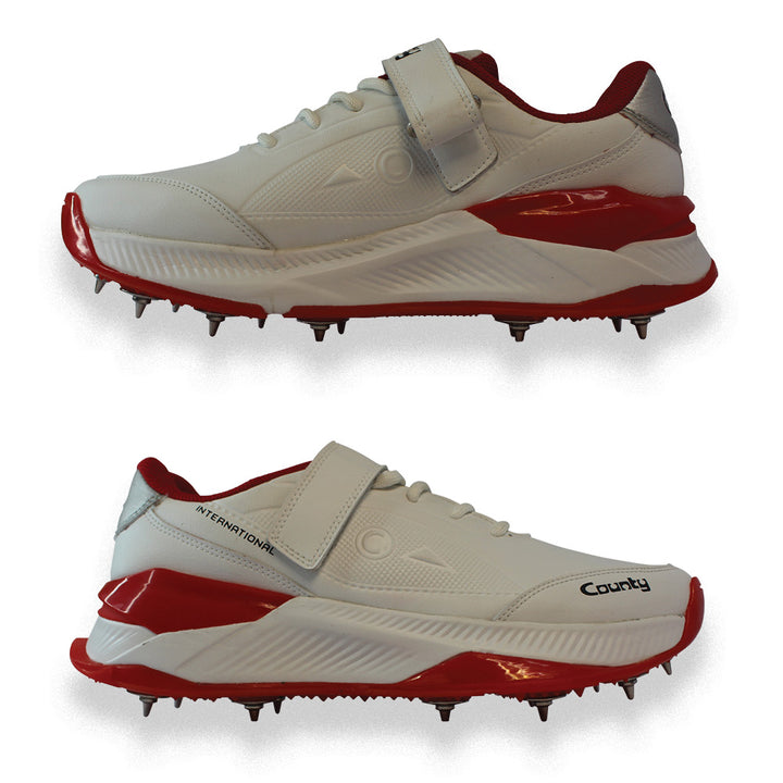 COUNTY INTERNATIONAL SPIKE WHITE/RED/SILVER