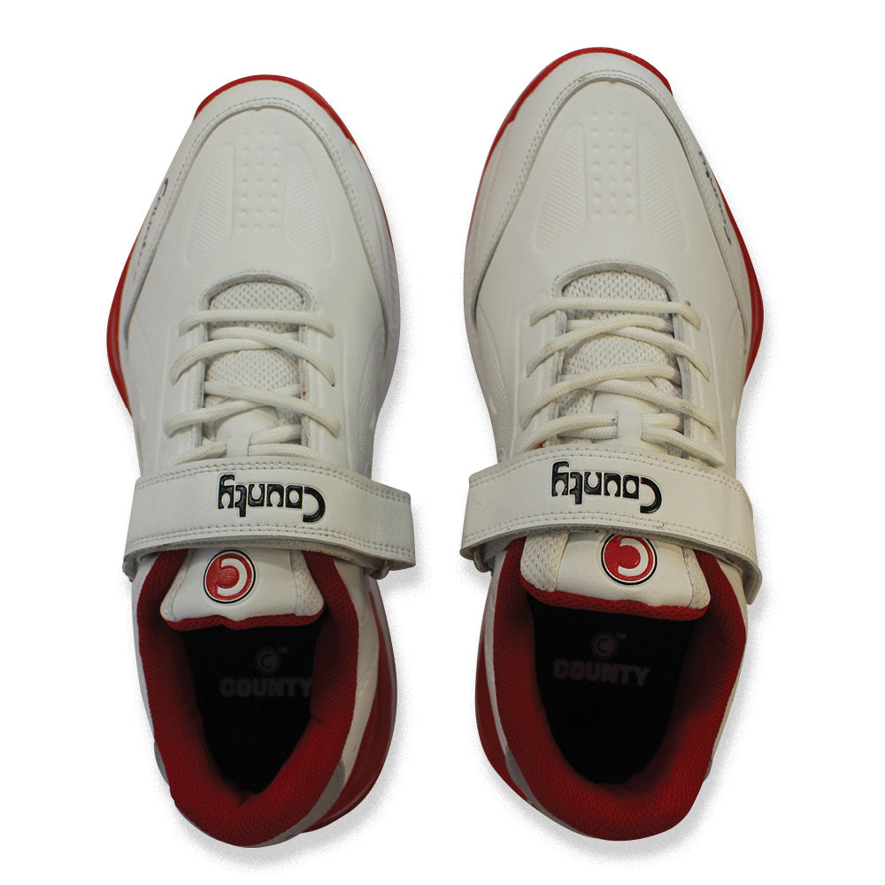 COUNTY INTERNATIONAL SPIKE WHITE/RED/SILVER