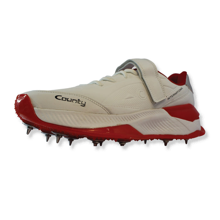 COUNTY INTERNATIONAL SPIKE WHITE/RED/SILVER