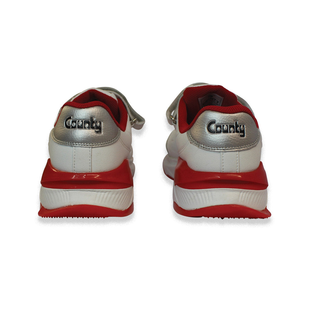 COUNTY INTERNATIONAL SPIKE WHITE/RED/SILVER