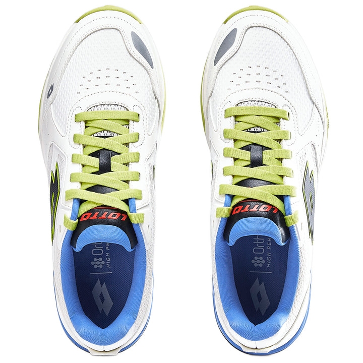 LOTTO BLAZE HIT RUBBER WHITE/BLUE/LIMEADE