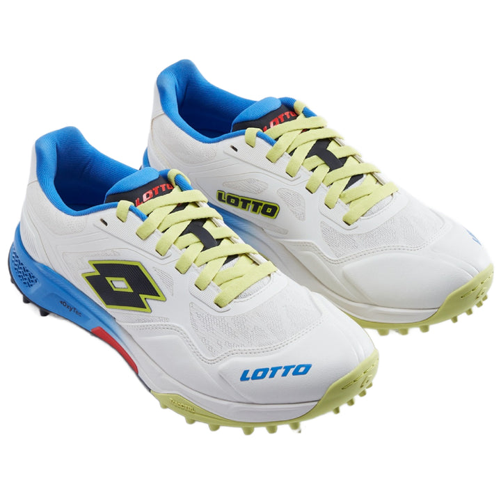 LOTTO SUPER SHOT SPIKE WHITE/BLUE/LIMEADE