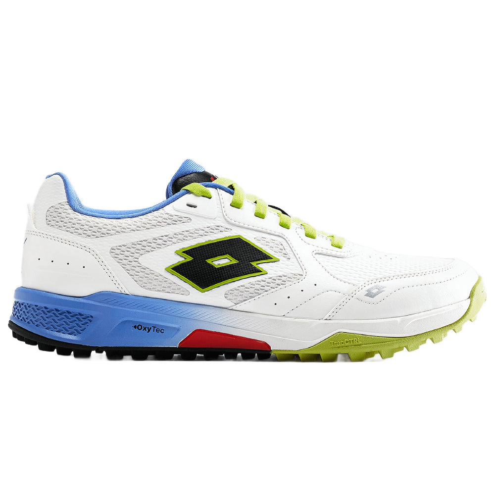 LOTTO SUPER SHOT SPIKE WHITE/BLUE/LIMEADE