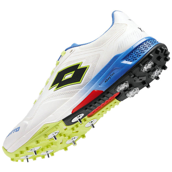 LOTTO SUPER SHOT SPIKE WHITE/BLUE/LIMEADE