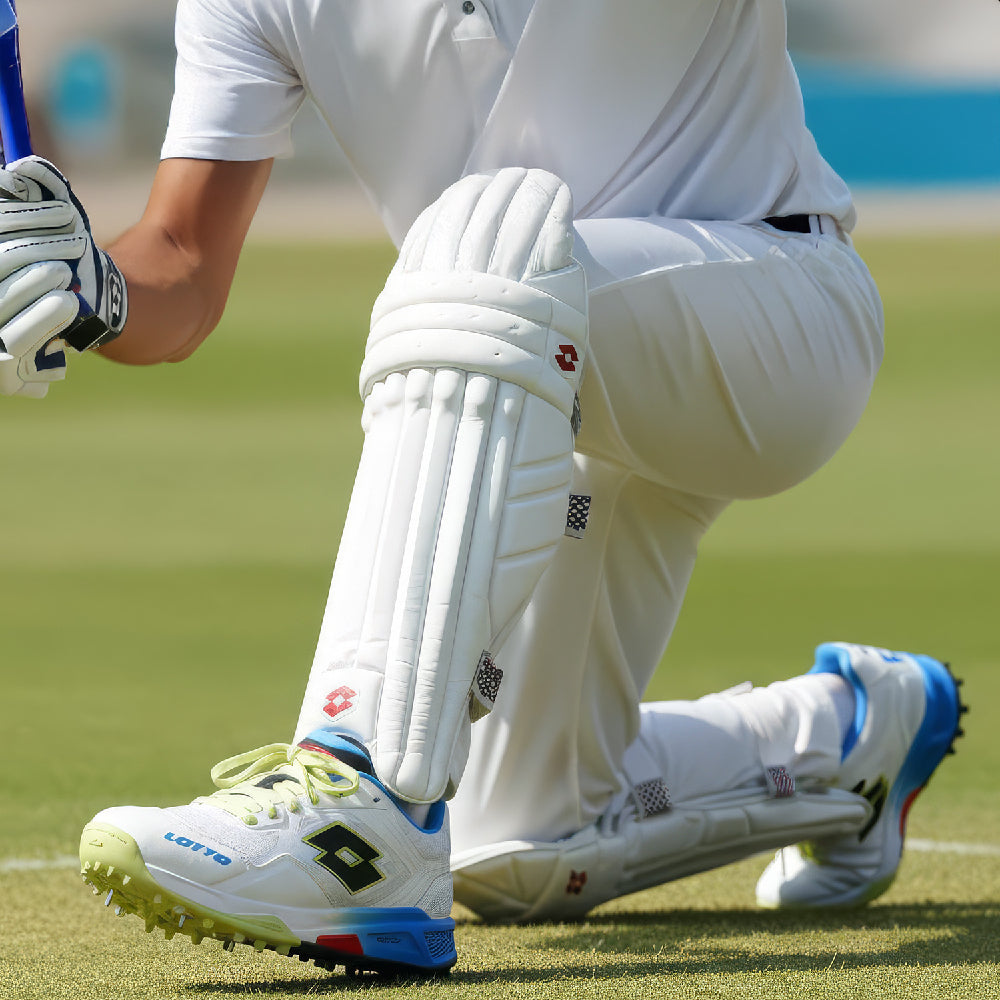 LOTTO SUPER SHOT SPIKE WHITE/BLUE/LIMEADE