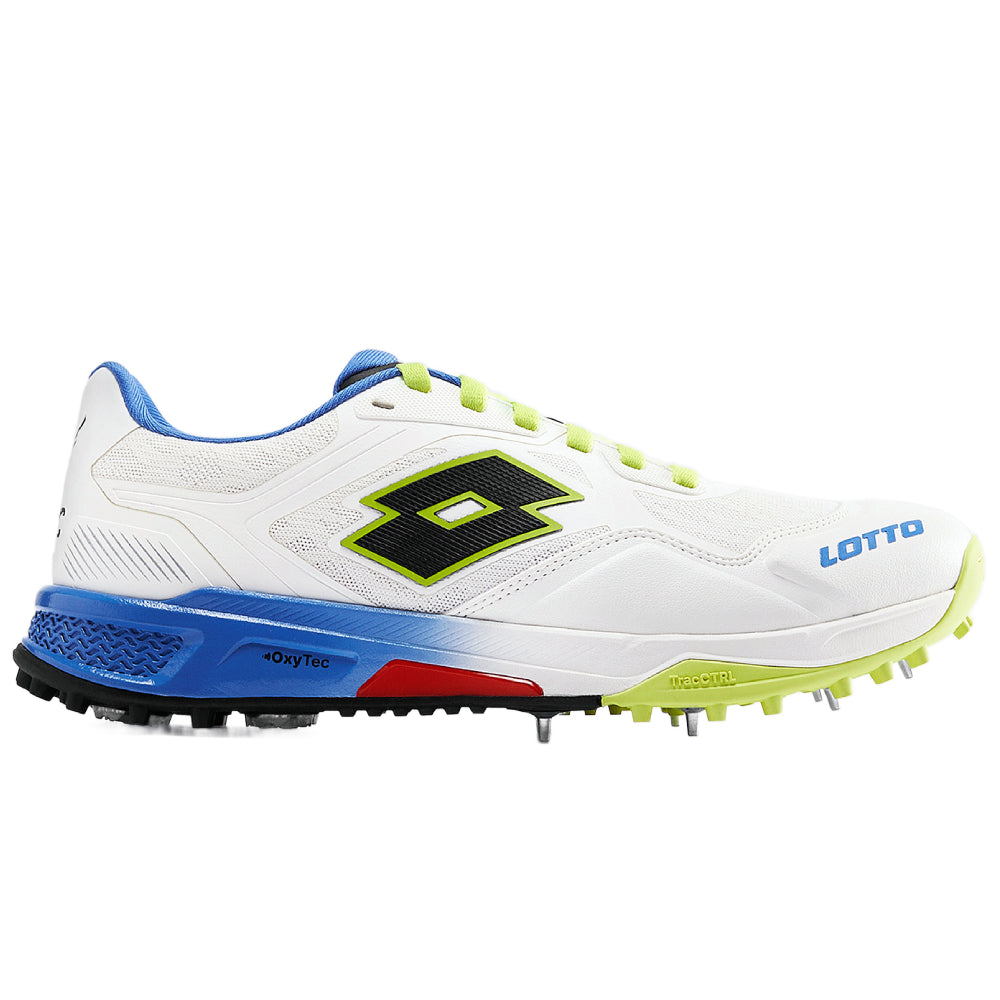 LOTTO SUPER SHOT SPIKE WHITE/BLUE/LIMEADE