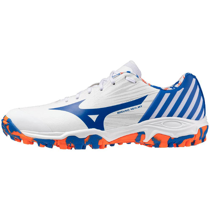 MIZUNO NEO JET RUBBER WHITE/ROYAL BLUE