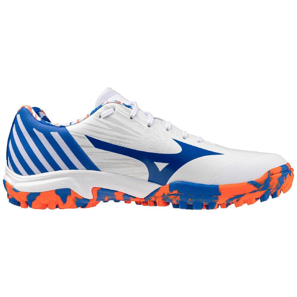 MIZUNO NEO JET RUBBER WHITE/ROYAL BLUE