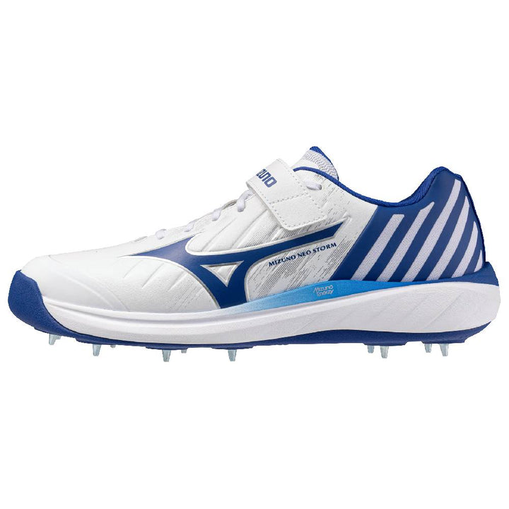 MIZUNO NEO STORM SPIKE WHITE/ROYAL BLUE