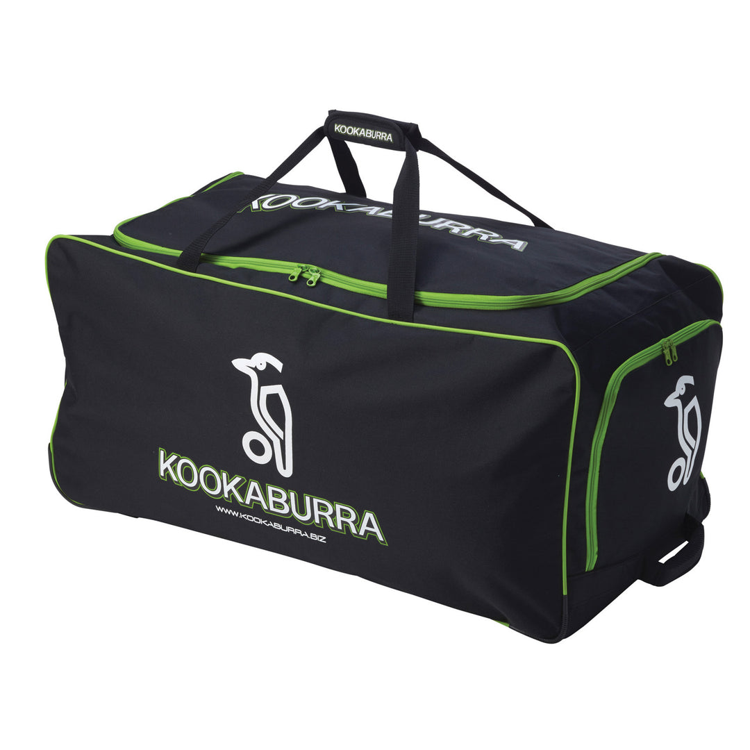 KOOKABURRA TEAM KIT BAG 2025 BLACK / LIME