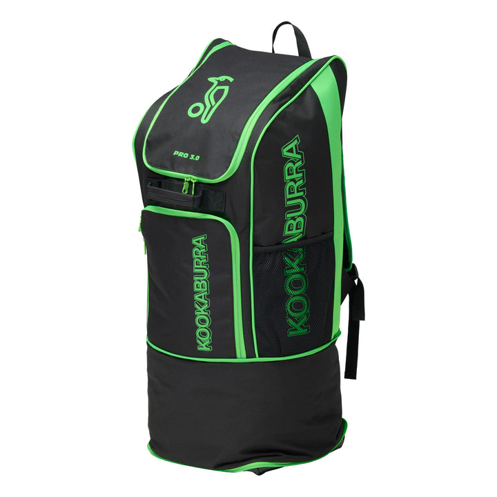 KOOKABURRA PRO 3.0 DUFFLE BAG 2026 BLACK/LIME