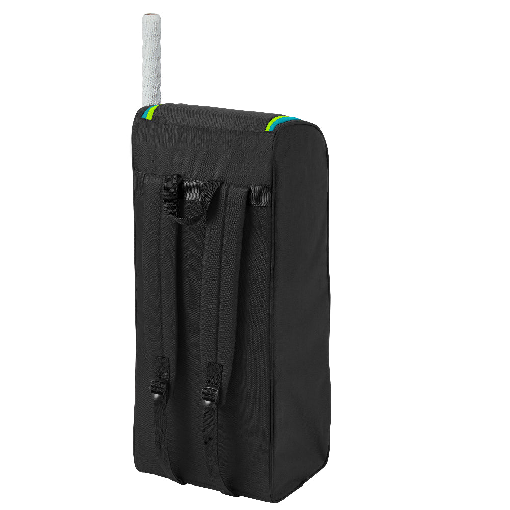 GUNN & MOORE CRICKET BAG SELECT DUFFLE 25 BLACK/CYAN/FLURO