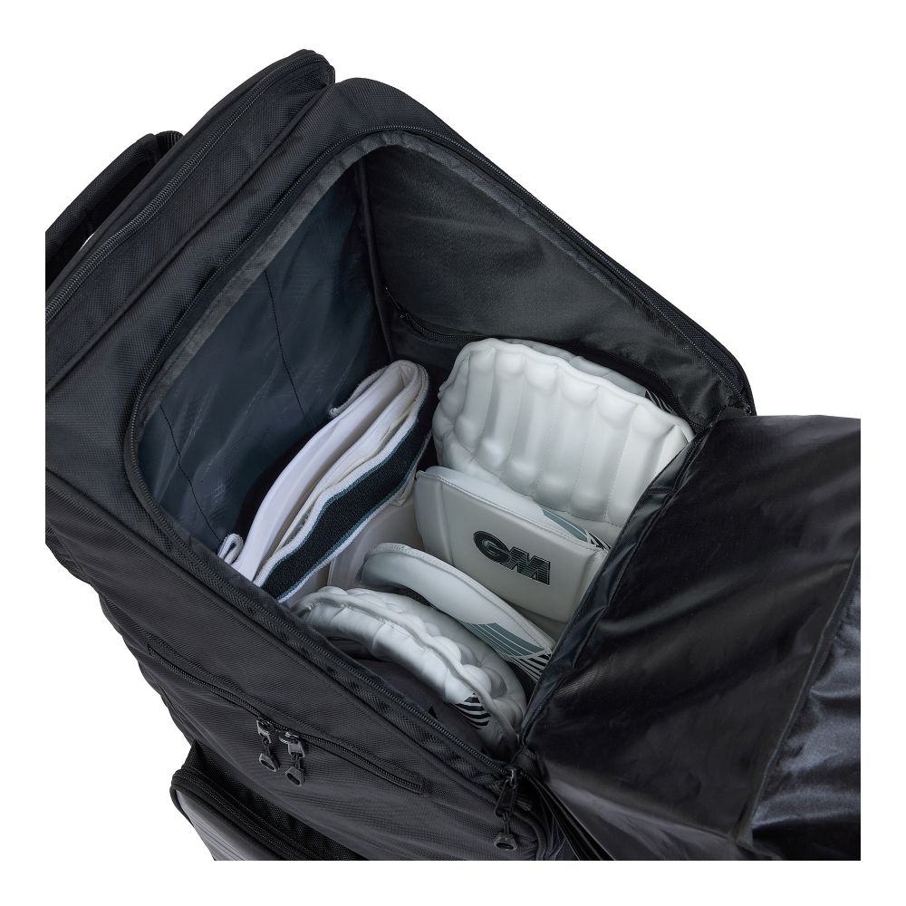 GUNN & MOORE NOIR PLAYERS EDITION WHEELIE DUFFLE BLACK