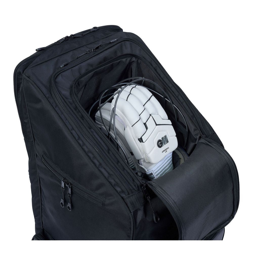 GUNN & MOORE NOIR PLAYERS EDITION WHEELIE DUFFLE BLACK