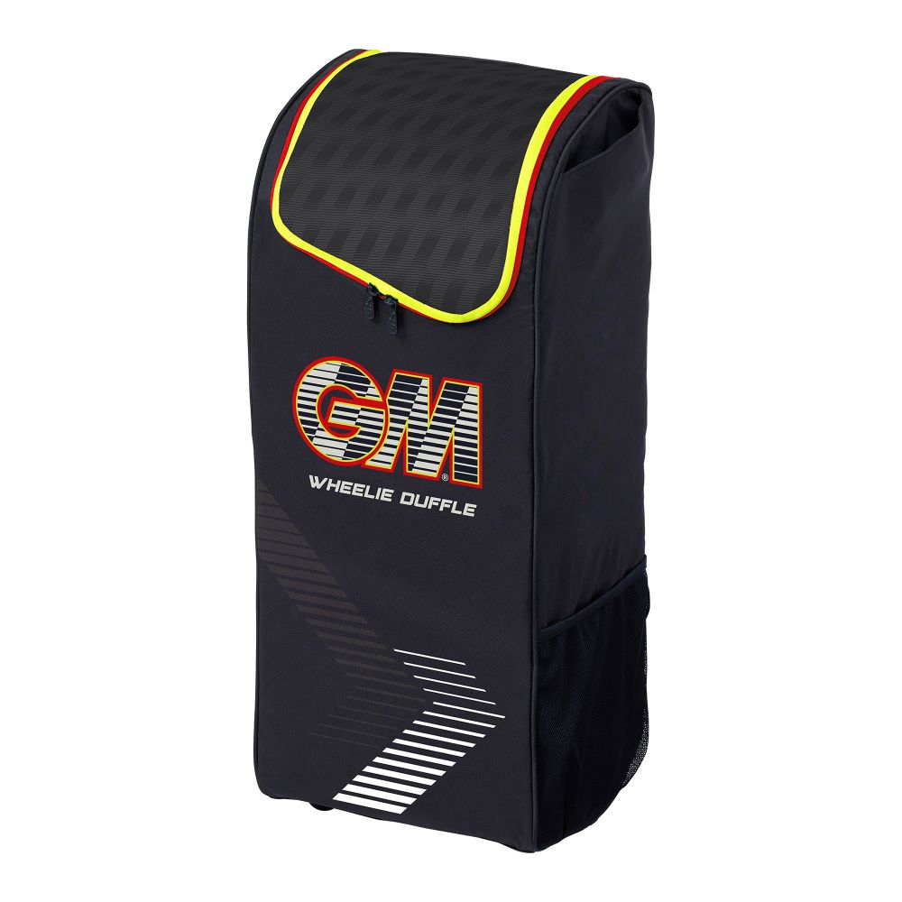 GUNN & MOORE RIVAL WHEELIE DUFFLE BLACK/RED/YELLOW