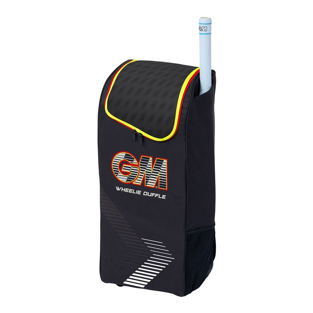 GUNN & MOORE RIVAL WHEELIE DUFFLE BLACK/RED/YELLOW
