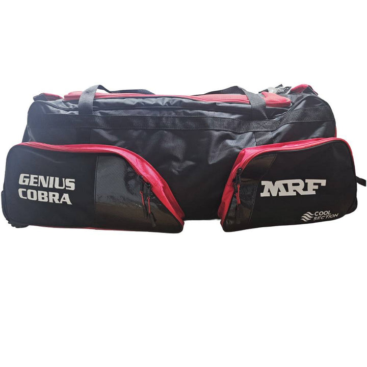 MRF GENIUS COBRA WHEELIE BAG BLACK/RED