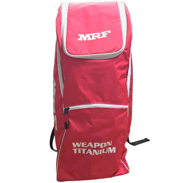 MRF WEAPON TITANIUM WHEELIE DUFFLE BAG RED