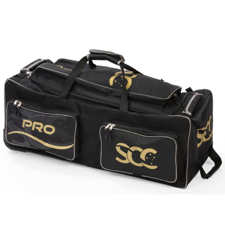 SCC CRICKET ASSASSIN PRO GEAR BAG BLACK/GOLD