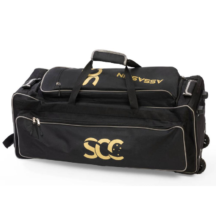 SCC CRICKET ASSASSIN PRO GEAR BAG BLACK/GOLD