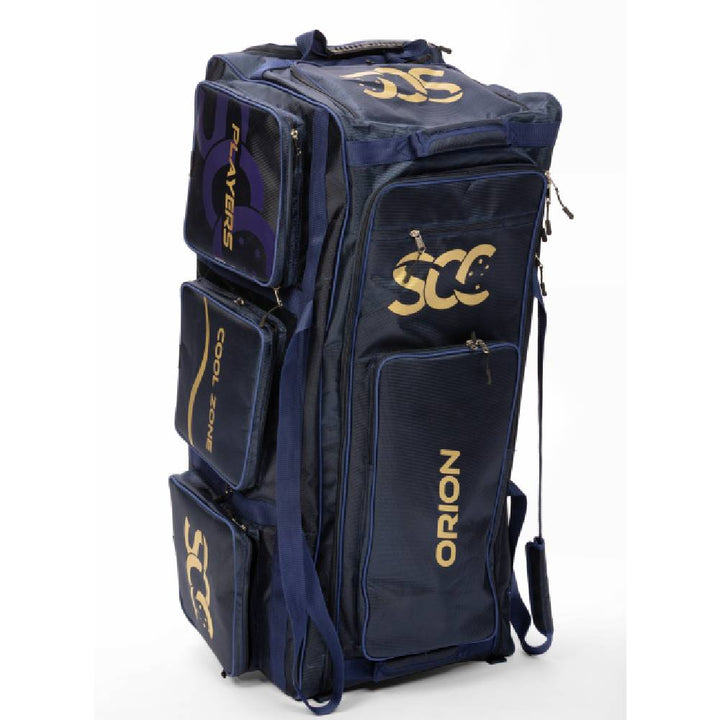 SCC CRICKET ORION PLAYERS GEAR BAG NAVY/GOLD
