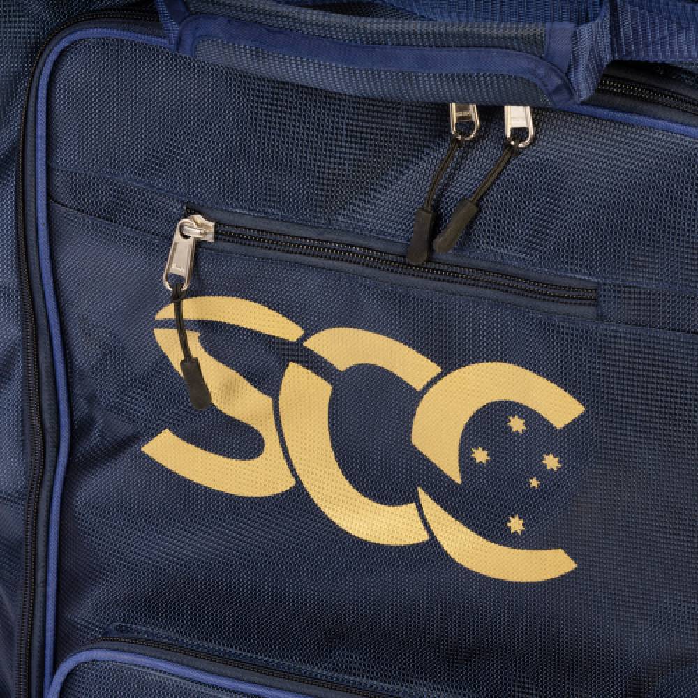 SCC CRICKET ORION PLAYERS GEAR BAG NAVY/GOLD