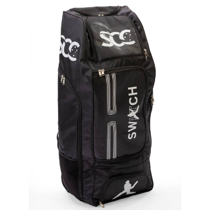 SCC CRICKET SWITCH DUFFLE GEAR BAG BLACK/WHITE
