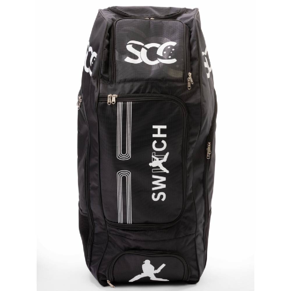 SCC CRICKET SWITCH DUFFLE GEAR BAG BLACK/WHITE