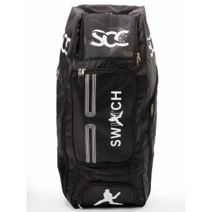 SCC CRICKET SWITCH DUFFLE GEAR BAG BLACK/WHITE