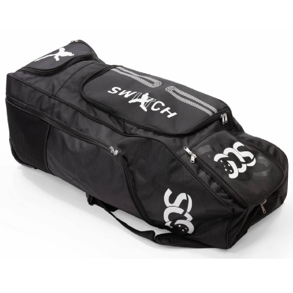 SCC CRICKET SWITCH DUFFLE GEAR BAG BLACK/WHITE