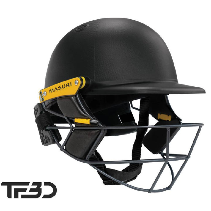 MASURI TRUE FIT 3D T LINE TITANIUM SENIOR HELMET WITH STEMGUARD