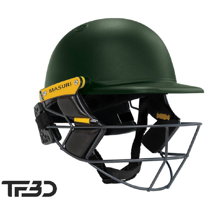 MASURI TRUE FIT 3D T LINE TITANIUM SENIOR HELMET WITH STEMGUARD