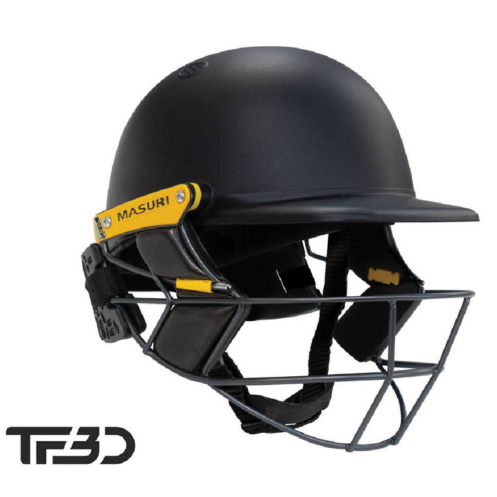 MASURI TF-3D T LINE TITANIUM SENIOR HELMET WITH STEMGUARD CUSTOM DESIGN