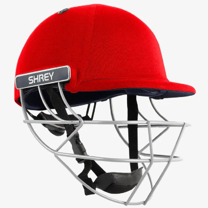 SHREY CLASSIC 2.0 ADJUSTABLE MILD STEEL JUNIOR HELMET WITH NECKGUARD