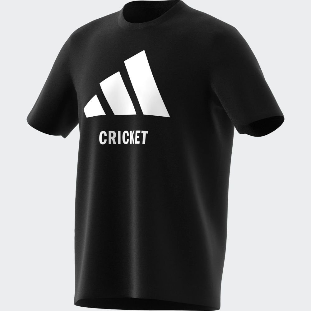 ADIDAS CRICKET CASUAL T-SHIRT BLACK