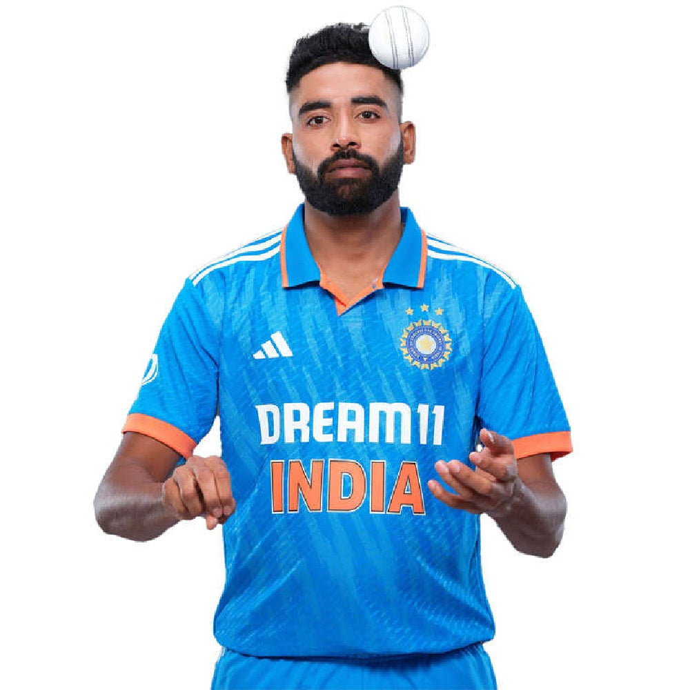 adidas INDIA CRICKET BRIGHT BLUE ODI JERSEY